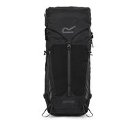 Regatta Blackfell - Mochila reflectante con soporte de marco de metal, perfecta para caminar, senderismo, camping y senderismo, Black, L, Casual