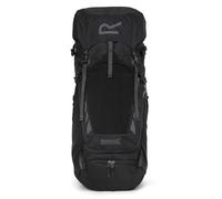 Regatta Blackfell - Mochila reflectante con soporte de marco de metal, perfecta para caminar, senderismo, camping y senderismo, Black, L, Casual