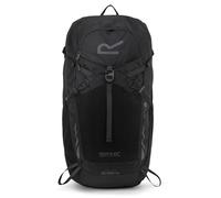 Regatta Blackfell - Mochila reflectante con soporte de marco de metal, perfecta para caminar, senderismo, camping y senderismo, Black, L, Casual