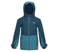 Regatta Boys Highton Padded III Waterproof Breathable Coat, Chaqueta impermeable Niñas, Reflecting Lake/Dragonfly,