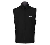 Regatta Bradwell III Chaleco Térmico Softshell Resistente Al Viento con Cremallera Bodywarmers, Hombre, Black, 4XL