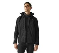 Regatta Calderdale Vi-Chaqueta Impermeable para Hombre, Negro, 4XL Grande