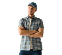 Regatta Camisa Ligera de Manga Corta Hombre, Ideal para Senderismo y protección contra Insectos