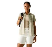 Regatta Camiseta Ligera de Manga Corta Mujer, Ideal para Senderismo y protección contra Insectos