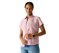 Regatta Camiseta Ligera de Manga Corta Mujer, Ideal para Senderismo y protección contra Insectos