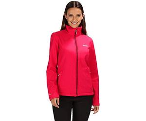 Regatta Carby - Chaqueta de softshell para mujer, repelente al agua, resistente al viento, con respaldo cálido