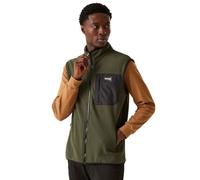 Regatta Mens Fleece Body Warmer Chaleco de Forro Polar Frankie para Hombre, Caqui Oscuro, XXL Grande