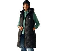 Regatta Chaleco largo Rurietta para mujer, Negro, 38