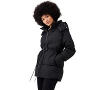 Regatta Chaqueta Acolchada Repelente al Agua Abrigo, Negro, XL para Mujer