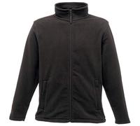 Regatta Chaqueta de forro polar con cremallera completa para hombre, talla L, color negro