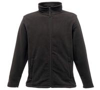 Regatta Chaqueta de forro polar con cremallera completa para hombre, talla L, color negro