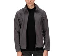 Regatta Chaqueta de microforro polar con cremallera completa para hombre, XXL, color gris