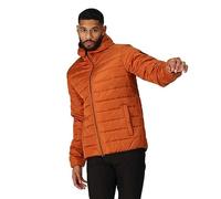 Regatta Chaqueta impermeable acolchada/acolchada con capucha Helfa para hombre, perfecta para actividades al aire libre, caminar, hacer senderismo y acampar