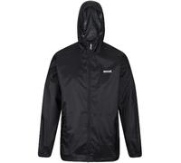 Regatta Chaqueta impermeable Pack-It III para hombre, resistente al viento y transpirable, plegable