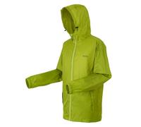 Regatta Chaqueta impermeable Pack-It III para hombre, resistente al viento y transpirable, plegable