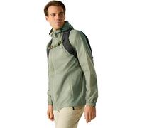 Regatta Chaqueta impermeable Pack-It III para hombre, resistente al viento y transpirable, plegable