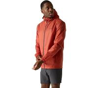 Regatta Chaqueta impermeable Pack-It III para hombre, resistente al viento y transpirable, plegable