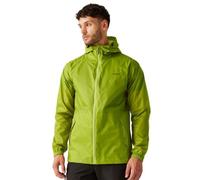 Regatta Chaqueta impermeable Pack-It III para hombre, resistente al viento y transpirable, plegable
