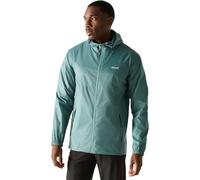 Regatta Chaqueta impermeable Pack-It III para hombre, resistente al viento y transpirable, plegable
