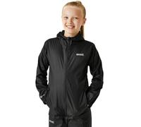 Regatta Chaqueta Jacket III Impermeable y Transpirable Ligera sin Forro con Capucha Jackets Waterproof Shell, Unisex niños, Black, 15-16