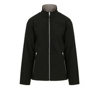 Regatta Chaqueta Profesional Ascender Softshell para Hombre, Negro/Gris, XL