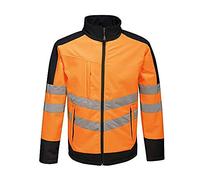 Regatta - Chaqueta profesional, de alta visibilidad, impermeable y transpirable, S, naranja/azul marino, 1