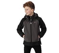 Regatta Chaqueta unisex para niños 'Hurdle Iii' con aislamiento impermeable, Negro, 9-10 Years