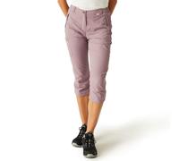 Regatta Chaska II Capri-Pantalones de Senderismo para Mujer Cortos, Gris, 36