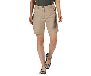 Regatta Chaska II - Pantalón Corto De Senderismo Ligero Y De Secado Rápido Shorts, Mujer, Moccasin, 18