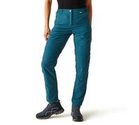 Regatta Chaska II-Pantalones de Senderismo con Cremallera para Mujer, Marokkanisches Blau, 48