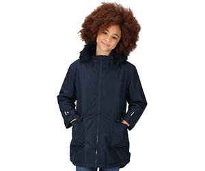 Regatta Childrens/Kids Unisex Adelyn Waterproof Parka Coat Jacket, Chaqueta impermeable Niños, Navy,