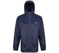 Regatta Chubasquero impermeable con capucha ligera y transpirable Jackets Waterproof Shell, Hombre, Navy, XXL
