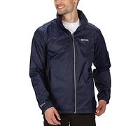 Regatta Chubasquero Lyle IV Impermeable Y Transpirable con Forro de Malla Oculta con Capucha Y Cubierta Activa Jackets Waterproof Shell, Hombre, Navy, M (RMW283 54060)
