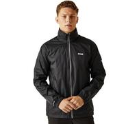 Regatta Chubasquero Lyle IV Impermeable Y Transpirable con Forro de Malla Oculta con Capucha Y Cubierta Activa Jackets Waterproof Shell, Hombre, Black, L (RMW283 80070)