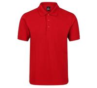 Regatta Classic 65/35 3 Button Placket Polo Shirt T-Shirts/Polos/Vests, Hombre, Classic Red, L