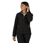 Regatta Connie IV Chaqueta Softshell, Tejido Cálido Reforzado Y Resistente Al Viento con Cremallera Integral Soft Shell, Mujer, Black, 8
