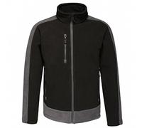 Regatta Contrast 300g Quick Drying Full Zip Fleece Fleece, Hombre, Black/Seal Grey, XXL