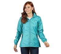 Regatta Corinne IV Impermeable Y Transpirable, Forrada En Rejilla Y con Capucha para Senderismo Activo Jackets Waterproof Shell, Mujer, Turquoise, 12