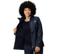 Regatta Daysha Chaqueta Hydrafort Impermeable con Capucha ocultable Jackets Waterproof Shell, Mujer, Navy, 16