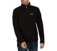 Regatta de los hombres Sudadera Thompson Fleece Zip, Negro