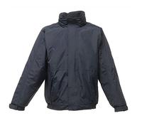 Regatta Dover Waterproof Concealed Hooded Fleece Lined Bomber Jacket Jackets Waterproof Insulated, Hombre, Navy/Navy, 5XL