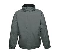 Regatta Dover Waterproof Concealed Hooded Fleece Lined Bomber Jacket Jackets Waterproof Insulated, Hombre, Dark Green/Dark Green, XXL