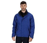 Regatta Dover Waterproof Concealed Hooded Fleece Lined Bomber Jacket Jackets Waterproof Insulated, Hombre, New Royal, L