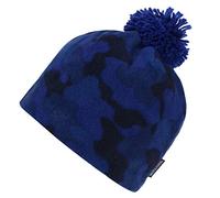 Regatta Fallon Hat Printed Polyester Mirofleece and Knitted Pom Pom - Accesorio para la Cabeza Bebé-Niños