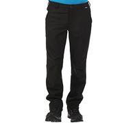 Regatta Fenton Pantalón Tejido Softshell Impermeable Trousers, Hombre, Black, 32"