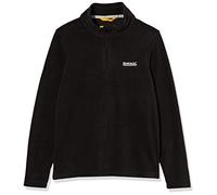 Regatta Forro Polar Hot Shot II con Media Cremallera Fleece, Unisex niños, Black/Black, 5-6