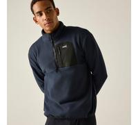 Regatta Frankie - Camiseta de forro polar para hombre, media cremallera, antibolitas, cálida capa intermedia