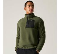 Regatta Frankie - Camiseta de forro polar para hombre, media cremallera, antibolitas, cálida capa intermedia