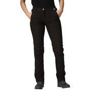 Regatta Geo Softshell II Pantalón Tejido elástico Isotex Impermeable y Transpirable Trousers, Mujer, Black, 16