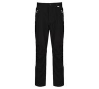 Regatta Highton Pantalón de Senderismo de Tejido elástico, Impermeable y traspirable Overtrousers, Hombre, Black, M
